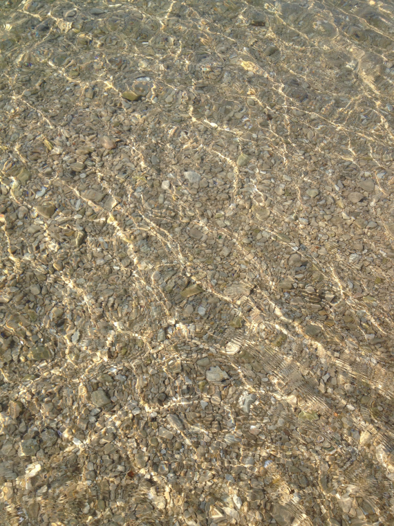 acqua cristallina - mare a Sperlonga e Gaeta