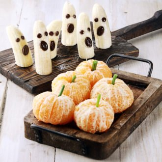 dolci di halloween con frutta