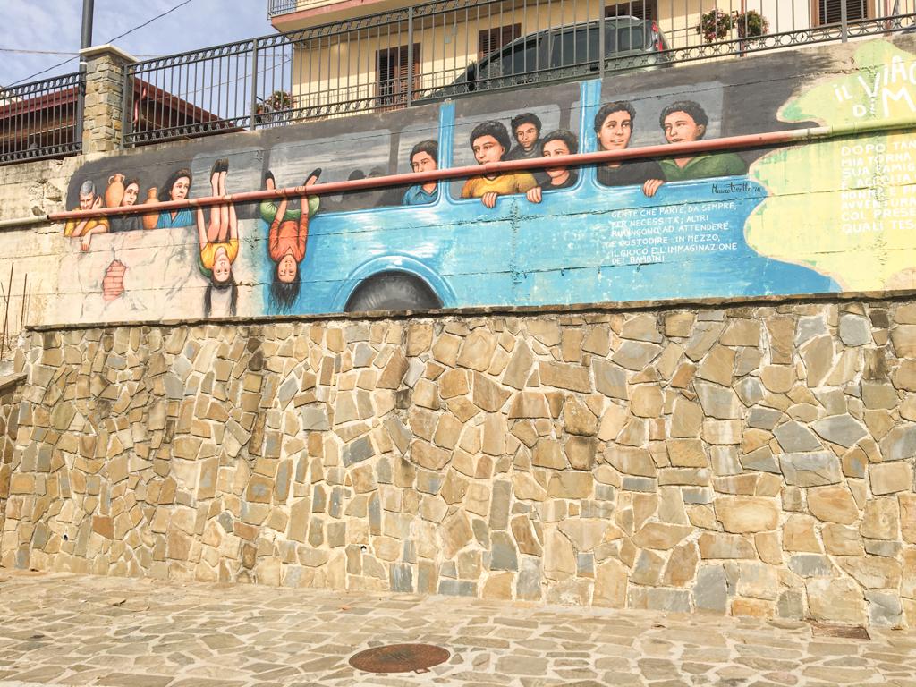 murales Piano Vetrale borghi del Cilento